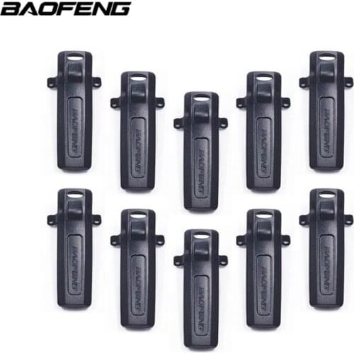 10pcs Original Baofeng UV-82 Belt Clip with 20pcs Screrws for Baofeng BF-UV82 UV-82 Plus Walkie Talkie Ham Radio UV 82