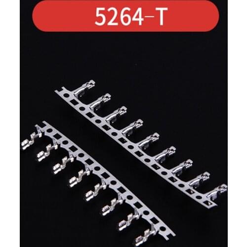 100pcs 5264 Crimp Contact Pin for 2.5mm Pitch 5264 Housing Female Terminals Rectangular Housing Receptacle