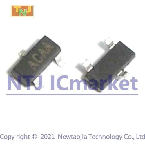 100 PCS MAX809TEUR SOT-23 ACAA MAX809T MAX809 Microprocessor Reset Circuits