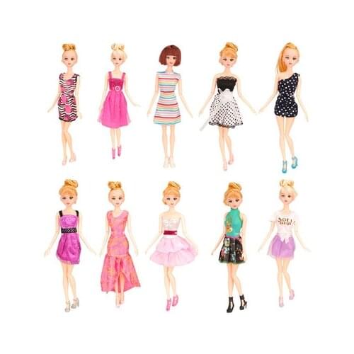 Barbie Latest Fashion Lovely Princess Dress Suit Doll Clothes Accessories For 30 Cm Barbie Dolls Gift(Excluding Shoe)