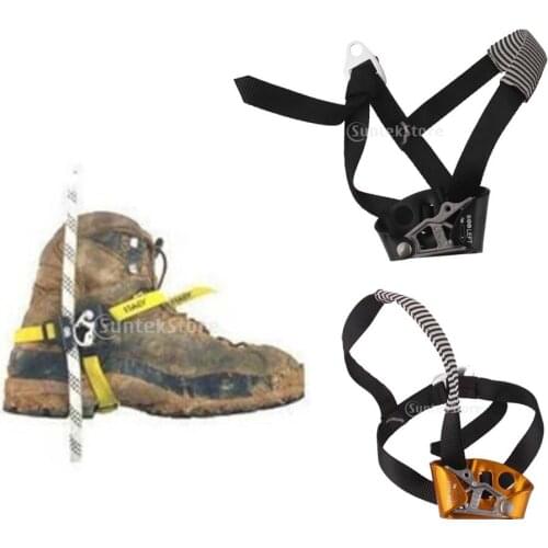 Mountaineering Abseiling Rock Climbing Right or Left Foot Ascenders Equipment for Rock Climbing Safe and Reliable Protector