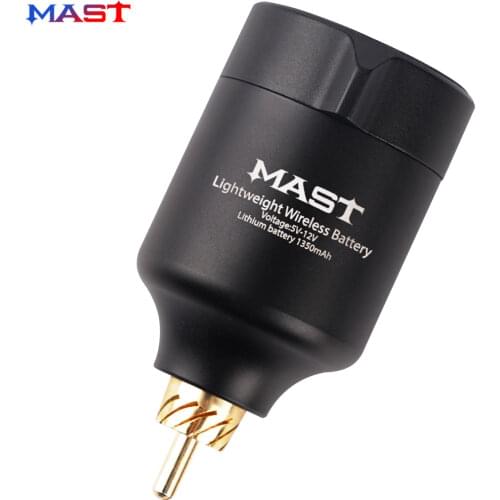 Mast Wireless Fast Charge Battery RCA Connector Rechargeable LCD Screen Power Supply for PMU Tattoo Rotary Machine Adapter