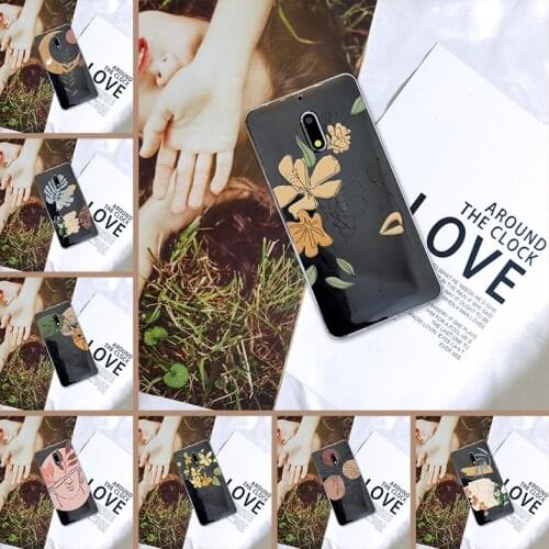 Flower Girl Art Phone Cases For Nokia6 Nokia5 Nokia3 Nokia2 Nokia 7 Plus X6 X71 Silicone For Nokia 1 Plus 2 3 5 6 8 9 Back Cover