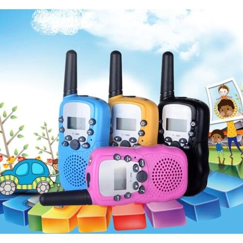T388 Walkie Talkie Childrens radio Walkie-Talkie Two Way Radio UHF Long Range Handheld Transceiver For Kids Birthday Gift Toys