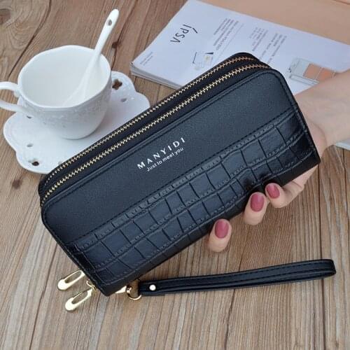 Long Womens Wallet Female Multi-functional Purses Coin Purse Card Holder Wallets Ladies Pu Leather Clutch Money Bag Wallet