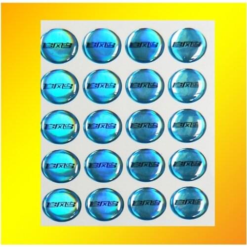 Full printing epoxy sticker in round