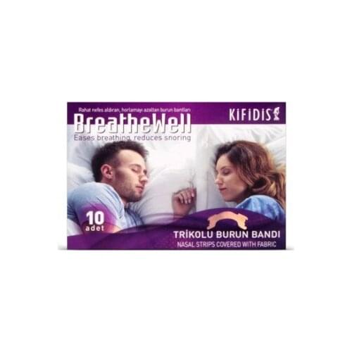 Kifidis - Breathewell Trikolu Nose Band 10'lu Package
