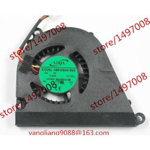 ADDA AB6105HX-R03 U12C DC 5V 0.40A Server Laptop Cooling Fan