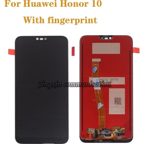Original display For Huawei Honor 10 LCD Display +Touch Screen Digitizer Assembly for honor10 with fingerprint COL-L29 COL-AL10
