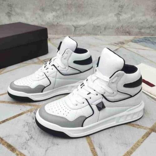 Couple Models 2021 Fashion New High-top Sneakers Catwalk All-match Casual Shoes Simple Elegant Trendy Shoes Leisure Sports Shoes