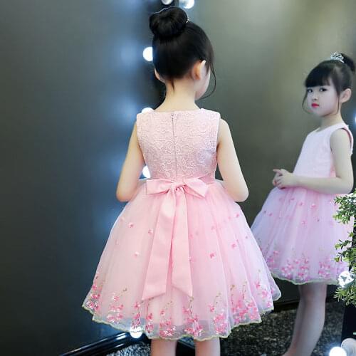 Girls Dress Formal Princess Costume Flower Girls Summer Dress for Girls Frocks Dress Graduation Gown Kids Children Casual Wear