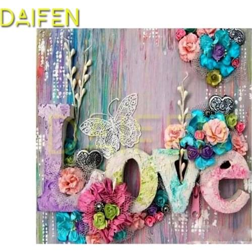 Full Round Diamond mosaic Flower butterfly lace DIY Diamond painting Cross stitch Lily rose Full Square Diamond embroidery LOVE