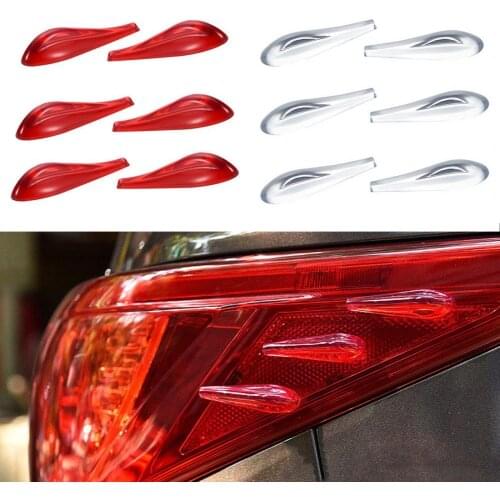 6Pcs Anti-scratch Anti-collision Wind Resistance Noise Reduction Strip Spoiler