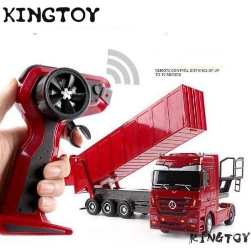 Children Detachable Remote Control Car Big Size 1:32 RC 6CH Radio Rc Container Truck Model Boy & Girl Electric 88526