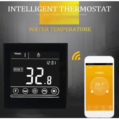 16A/3A Tuya WiFi Smart Thermostat Electric Floor Heating Water/Gas Boiler Temperature Remote Controller LCD Display Touch Screen