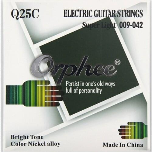 Orphee Q25C 009-042 Electric Guitar Strings Hexagonal Color Nickel Alloy Musical instrument guitar parts accessories