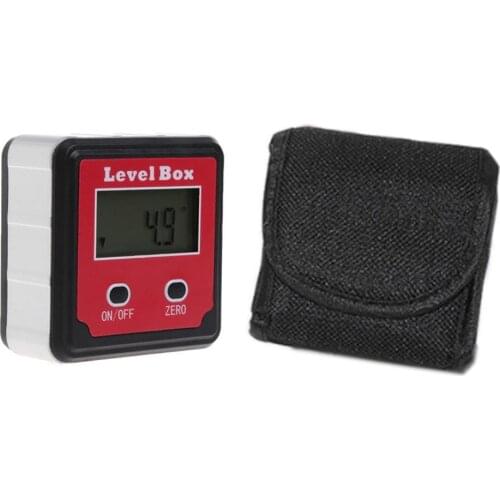 Level Box Mini Digital Protractor Angle Gauge Precision Digital Protractor Inclinometer Angle Finder Bevel Box Inclinometer