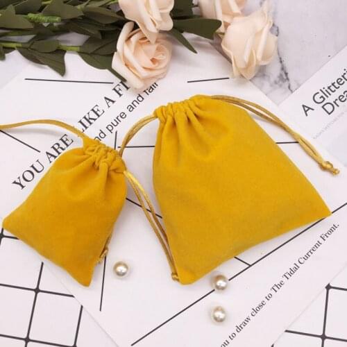 High quality drawstring velvet bag jewelry gift accessories cosmetics Ipone4s jade herb storage bag pouch customized wholesale