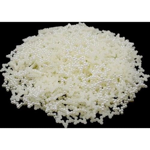 100pcs/lot 12mm Lvory star Shape Scrapbook Simulated Pearl Beads Sewing Buttons DIY Material Findings BD0004