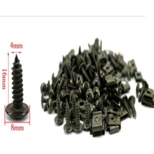 20PCS Aluminium Motorcycle M4 Fairing Bolts Fastener Clips Screw Nuts Car Motorcycle Accessories Metal Nuts & Bolts Motos