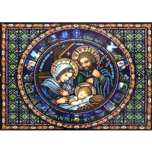 5D DIY Painting Diamond Embroidery Religious Special Shaped Diamond Painting Cross Stitch Diamond Religion Rhinestones Decor
