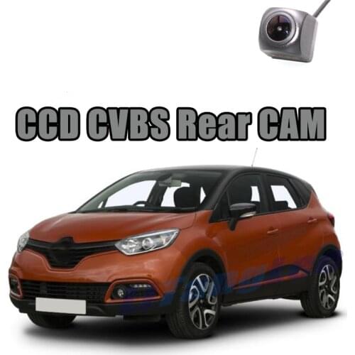 Car Rear View Camera CCD CVBS 720P For Renault Captur 2013~2019 Reverse Night Vision WaterPoof Parking Backup CAM