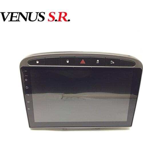 VenusSR Android 8.1 2.5D car dvd for peugeot 308 408 2010-2014 multimedia headunit GPS Radio stereo gps navigation