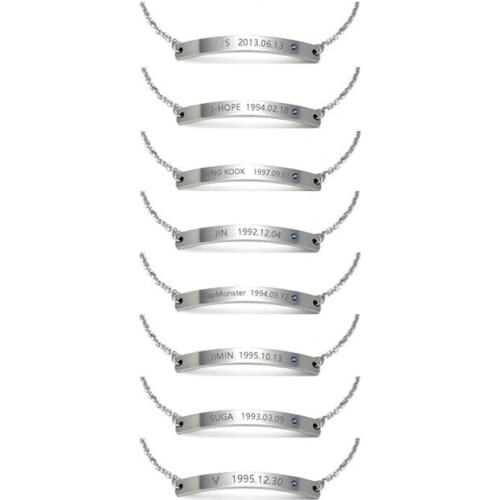 Kpop Bangtan boys members bracelet simple fashion gift collection for fans kpop Bracelet kpop bangtan boys new arrivals