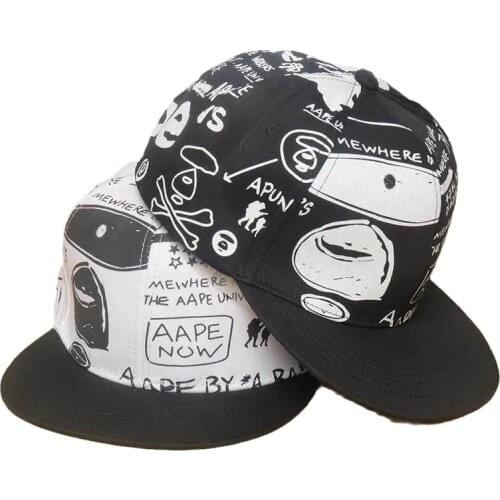 Black Adjustable Hip Hop Snapback Hat for Men Women Adult Headwear Outdoor Casual Sun Baseball Cap Strapback Adjustable Hats