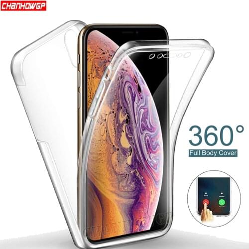 Double Layer Silicon Case For iPhone XS Max XR X 5 5S 6 6S 7 8 Plus + Full Cover TPU Case for iPhone x xr xs max 5 6 7 8 plus SE
