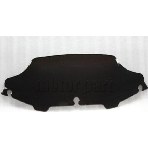 Black Motorcycle 8" Windscreen For 1996-2013 Harley Electra Glide Ultra Classic FLHTC FLHTCI FLHTCU FLHTK FLHT FLHTI Windshield