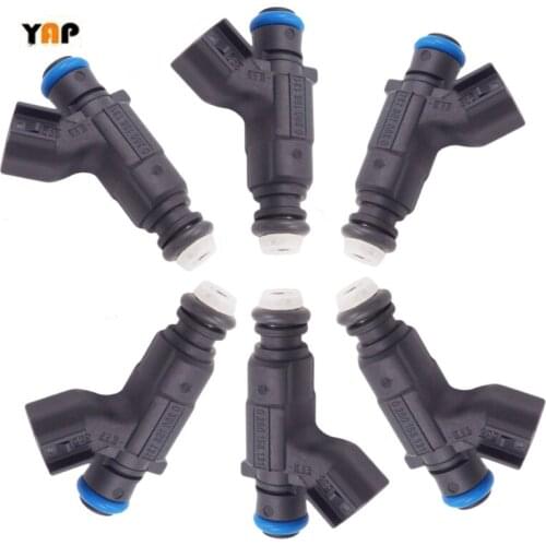 NEW Fuel Injector (6) FIT FORDodge Plymouth Neon Stratus 2.0L Cruiser 2.4L CADILLAC CTS SRX 3.6L 0280156131 0280156300 2004-2008
