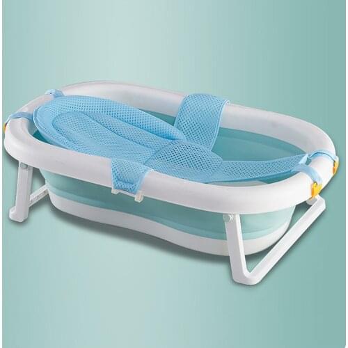 Newborn Baby Shower Safety Bath Seat Pillow Security Portable Air Cushion Children Bed Infant Baby Bath Pad Non-Slip Bathtub Mat