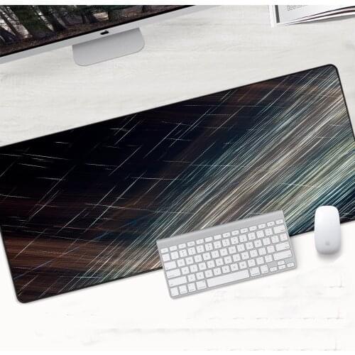 Gray Print Large Gaming Mouse Pad Speed Rubber Mouse Mat Big Keyboard Desk Play Mat Laptop Computer Mousepad Gamer Accessories