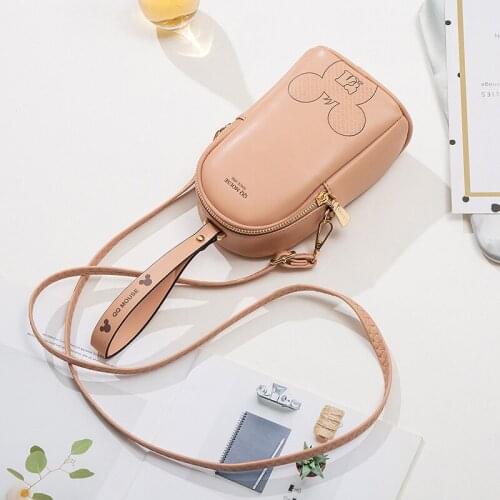 Womens Shoulder Bag Ladies PU Multi-function Mini High Capacity Bags For Women Cartoon Design Mobile Phone Bags Torebka Damska