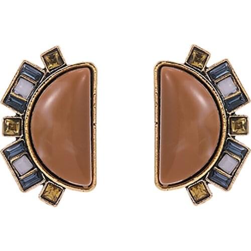 ZHINI Boho boucle d'oreille Vintage Enthic Resin Earrings for Women New Designs Dangle Statement Earrings 2020 pendientes