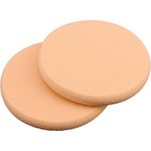 2 x Powder Puff Makeup Sponge Face Sponge Cosmetic Round