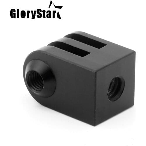 GloryStar Mini Tripod Mount CNC Aluminum Alloy Outdoor Sports Camera Base Adapter for GoPro Sjcam EKEN All 1/4" Screw Monopod