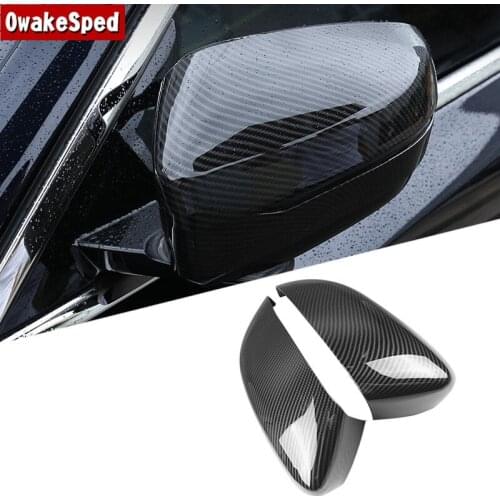 Carbon Fiber Color Rearview Mirror Cover Trim Frame Decoration For BMW 3 Series G20 2018-2020 Car Modified Exterior Accessories