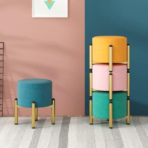 Taburete Madera Kids Chair Small Sofa Household Tea Table European Style Shoe Fashion Low Adult Stools Child Sillón Infantil