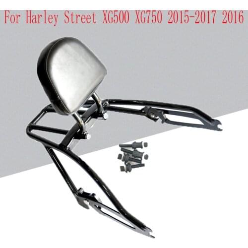 For Harley Street XG500 XG750 2015-2017 2016 Motorcycle modification accessories Black Passenger Sissy Bar Backrest Luggage Rack