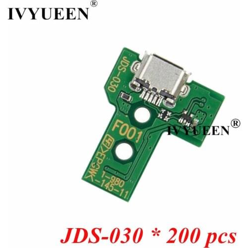 IVYUEEN 200 pcs for Playstation 4 Dualshock 4 PS4 Pro Slim Controller Charger Socket Port Circuit Board JDS 030 040 011 001 055
