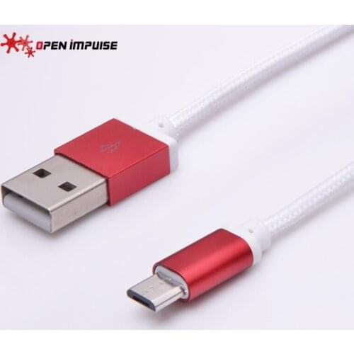 Free Shipping Micro USB Cable Fast Charging Mobile Phone Android Cable Adapter 1m USB Data Charger Cable for Samsung HTC LG