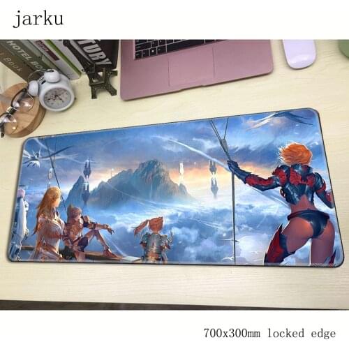 Lineage 2 mouse pad 700x300mm mouse mat laptop padmouse Gorgeous notbook computer gaming mousepad Aestheticism gamer play mats