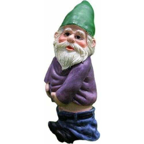 Miniature Garden Dwarf Personality Outdoor Decoration Elf Resin Indoor Furniture Decoration Supplies