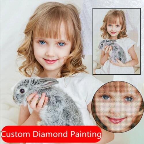 Custom Diamond Painting 5D DIY Diamond Embroidery Mosaic Rhinestone Full Square Round Cross Stitch Christmas Decoration for Home