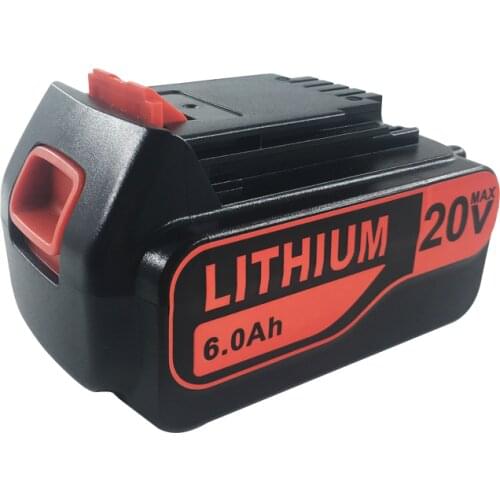 For Black & Decker 20V 5.0Ah Li-ion Batteries LBX2040 LBXR36 BL2018 Electric Drill power Tools Rechargeable Replacement Battery