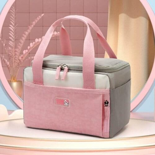 Portable Lunch Bag Thermal Insulated Kids Bento Cooler Tote Food Milk Container Storage Mummy Bags