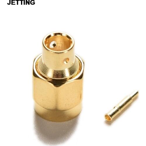 JETTING 5pcs SMA Male Plug Solder For Semi-Rigid RG402 0.141" Cable RF Connector Drop Shipping