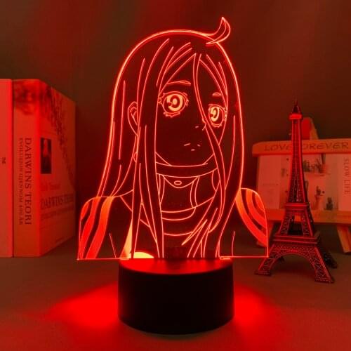 Anime Led Light No Game No Life Shiro for Bedroom Decoration Nightlight Birthday Gift Room Decor Table 3d Lamp No Game No Life